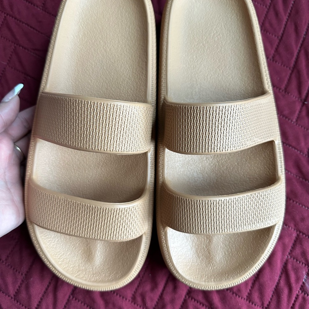 PINK Victoria's Secret Tan Sandals